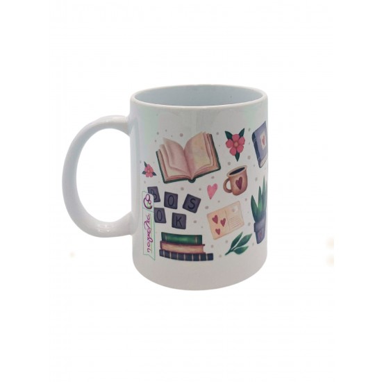 Πορσελάνινη Κούπα - Books