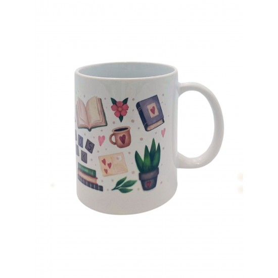 Πορσελάνινη Κούπα - Books