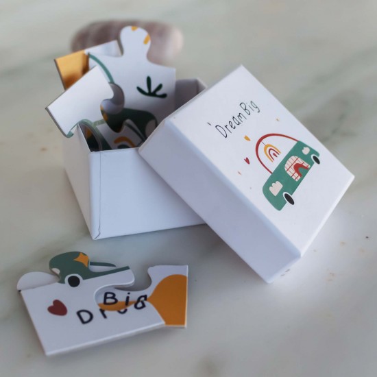 Μπομπονιέρα Βάπτισης Παζλ μικρό 