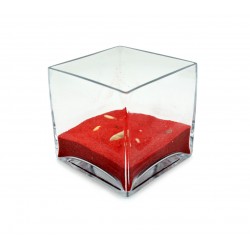 Γυάλινο διακοσμητικό κηροπήγιο με άμμο