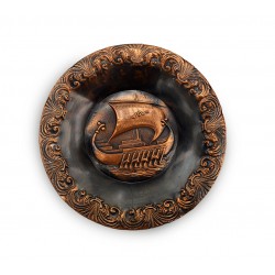 Χάλκινη πιατέλα με το πλοίο Αργώ