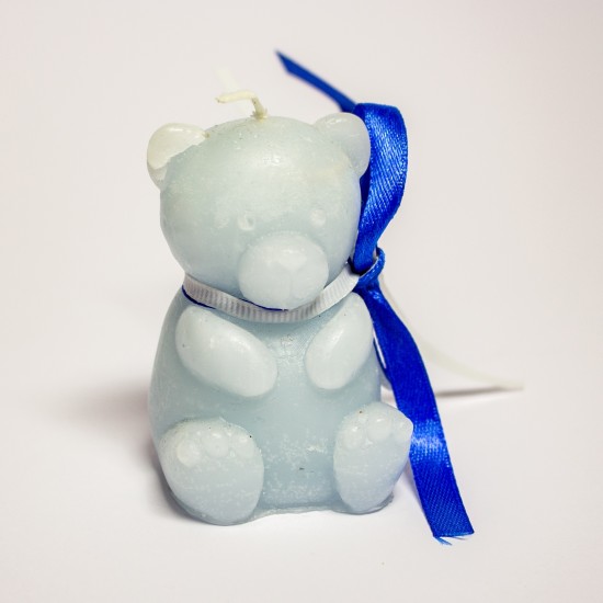 Μπομπονιέρα Βάπτισης Κερί Αρκουδάκι