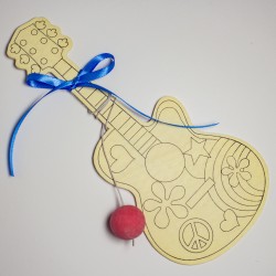 Μπομπονιέρα Βάπτισης - Κιθάρα