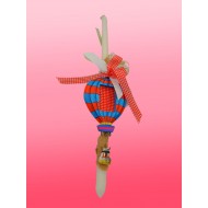 Χειροποίητη πασχαλινή λαμπάδα - Αερόστατο