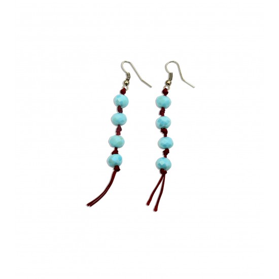 Σκουλαρίκια Γαλάζιο Διαμάντι