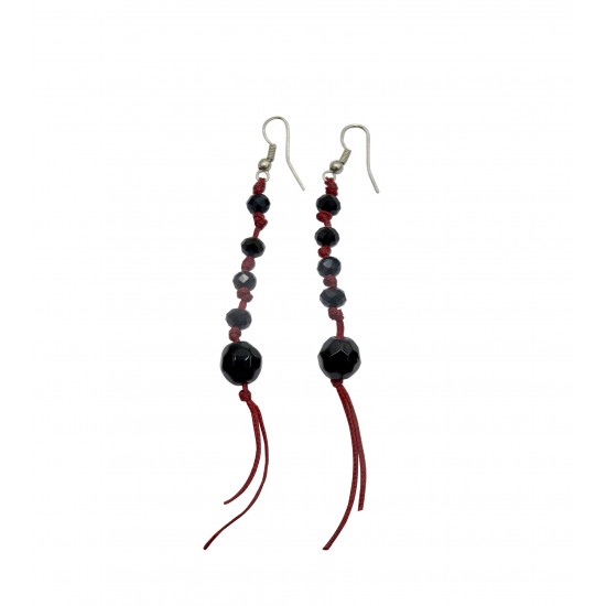 Σκουλαρίκια Μαύρο Διαμάντι