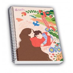 Τετράδιο 2 Θεμάτων Best Mom Ever  "Η Αγκαλιά"