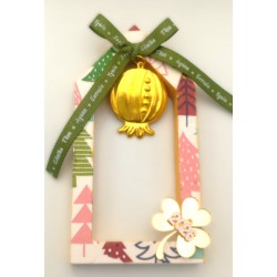 Γούρι Κορνίζα από Πορσελάνη 2026