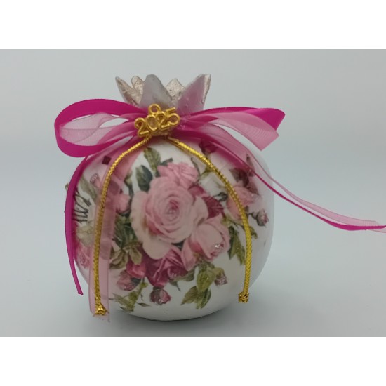 Γούρι - Ρόδι 2026  Άσπρο