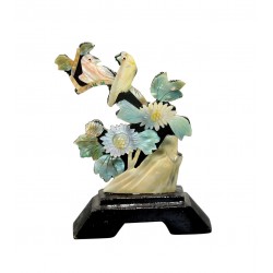 Φίλντισι Αγαλματίδιο Εξωτικά Πουλιά