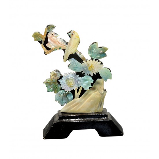 Φίλντισι Αγαλματίδιο Εξωτικά Πουλιά