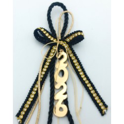 Γούρι Χρυσό - Μαύρο Plexi 2026