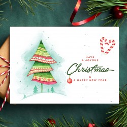ΧΡΙΣΤΟΥΓΕΝΝΙΑΤΙΚΗ ΚΑΡΤΑ  - CHRISTMAS TREE