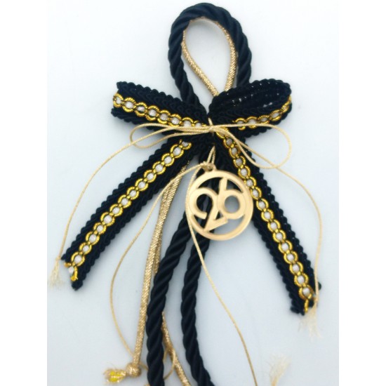 Γούρι Χρυσό - Μαύρο Plexiglass 2026